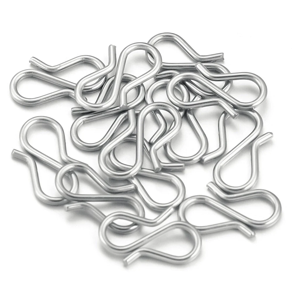 Stainless Steel Gold Plated Sshaped Fish Pattern Buckle Hook Jewelry Making Bracelet Necklace Connector - Image 7