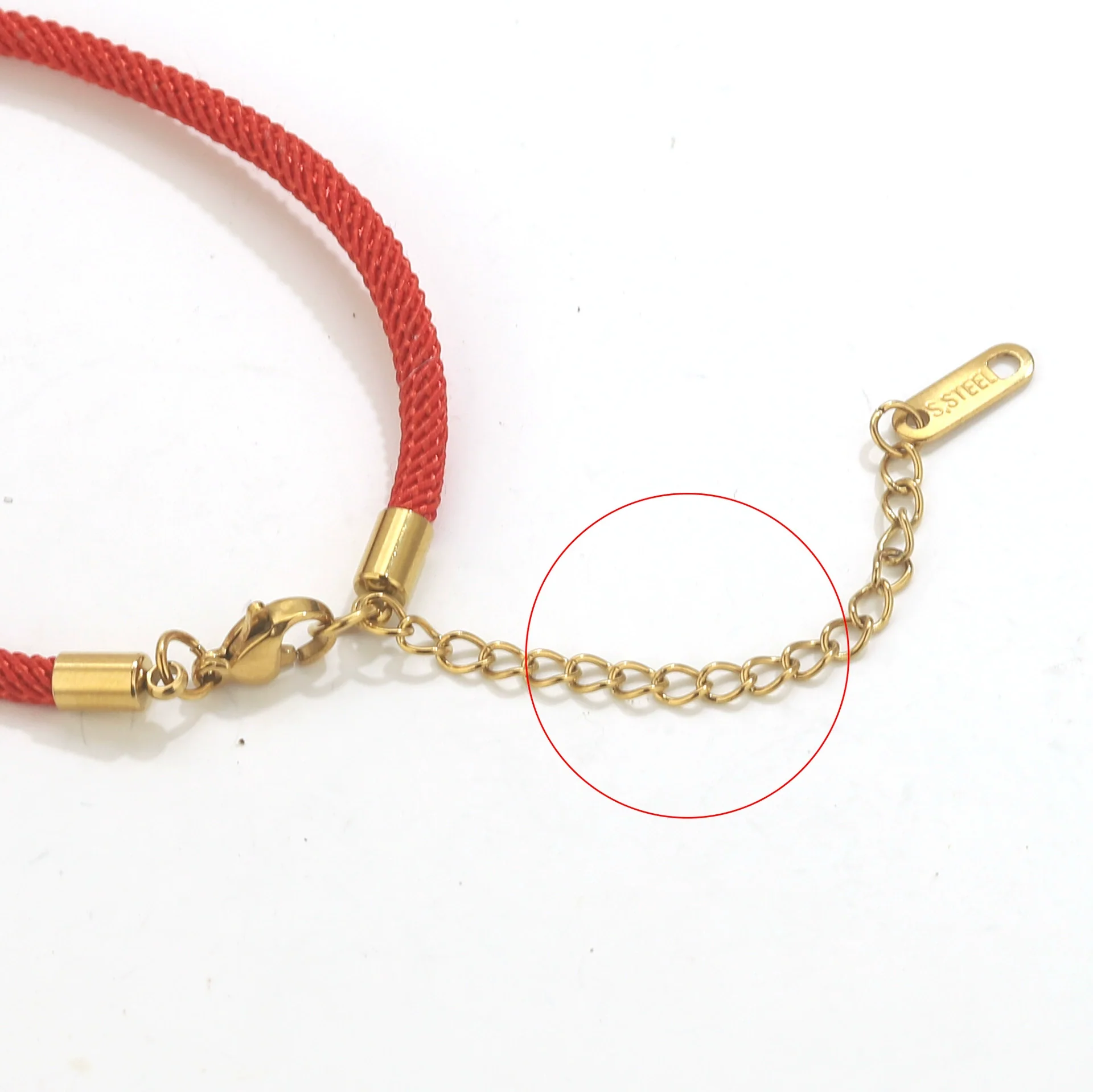 Stainless Steel Goldplated Colorpreserving Flat Oshaped Chain For Necklace Bracelet Diy Accessories - Image 2