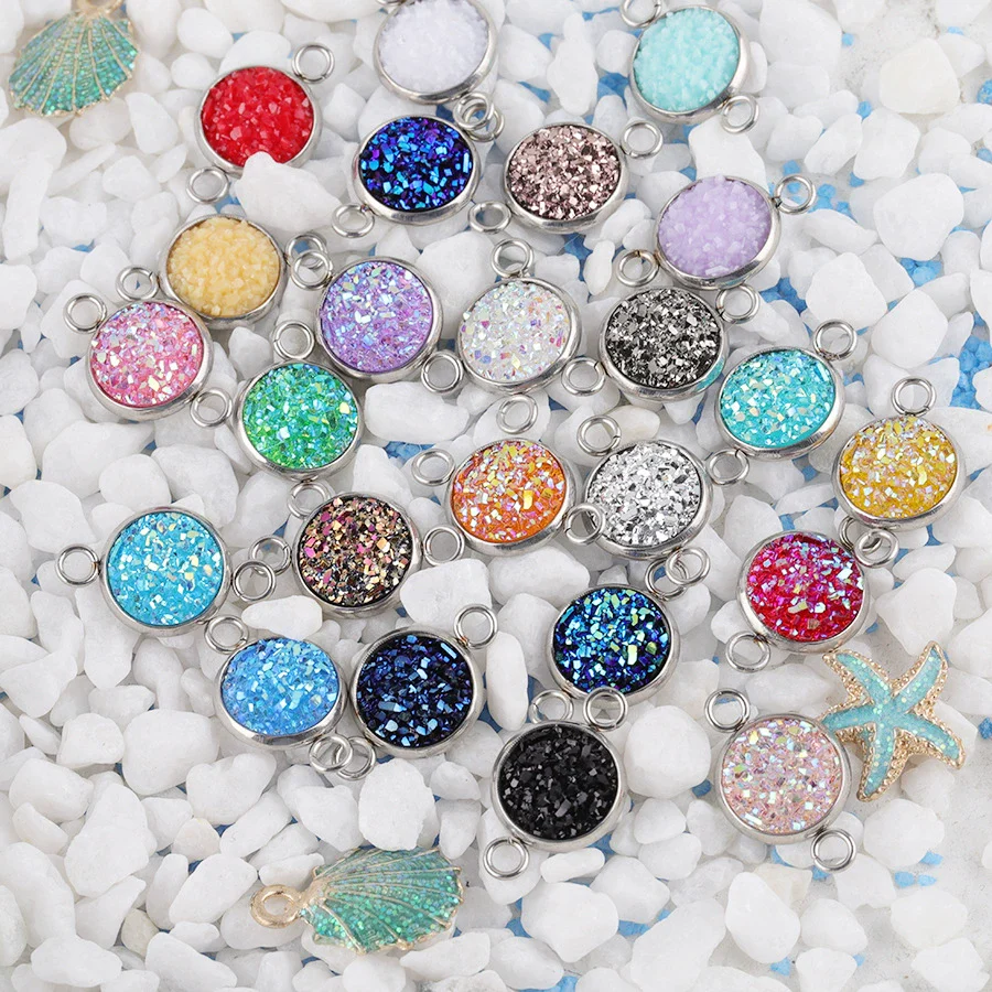 Stainless Steel Gypsophila Pendant Connector Diy Jewelry Accessories - Image 5