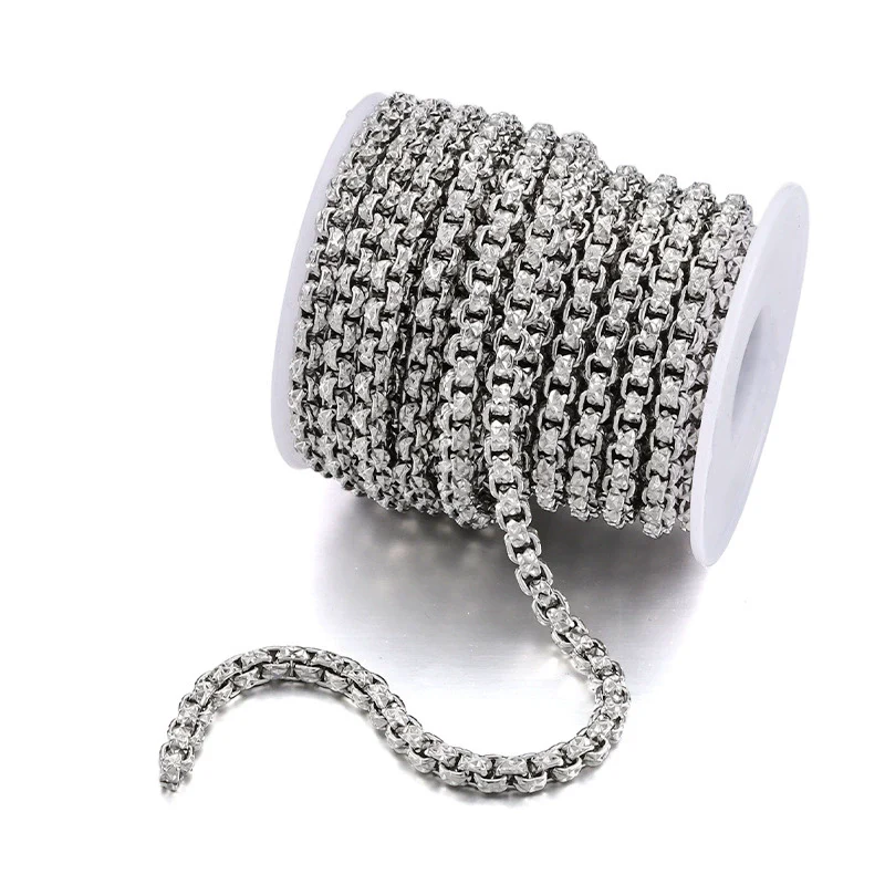 Stainless Steel Handmade Coffee Bean Keel Heart Oval Chain Necklace Bracelet With Electrolytic Brightening - Image 10
