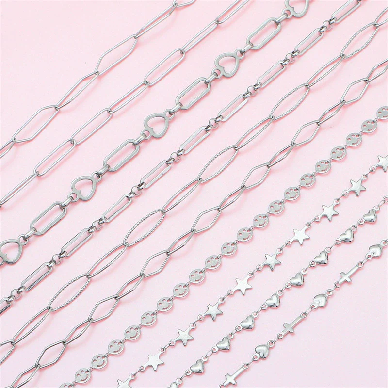 Stainless Steel Handmade Jewelry Accessories With Cross And Beaded Design For Necklace And Bracelet - Image 4
