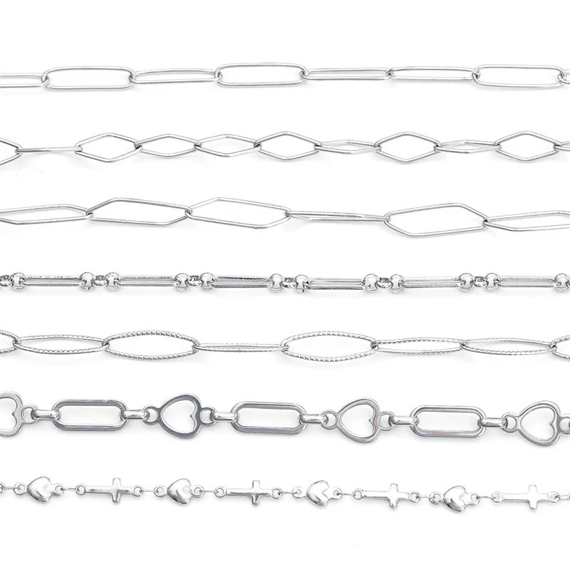 Stainless Steel Handmade Jewelry Accessories With Cross And Beaded Design For Necklace And Bracelet - Image 5