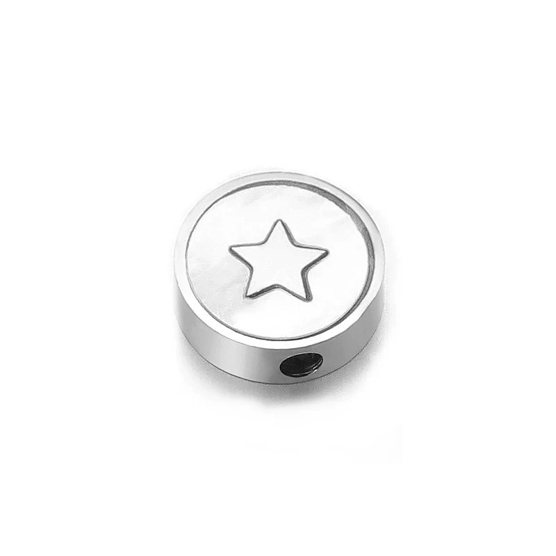 Stainless Steel Heart Angel Cross Round Bead Handmade Jewelry Bracelet Necklace - Image 11
