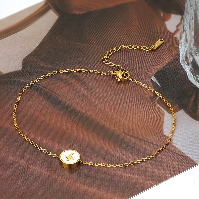 Stainless Steel Heart Angel Cross Round Bead Handmade Jewelry Bracelet Necklace - Image 2