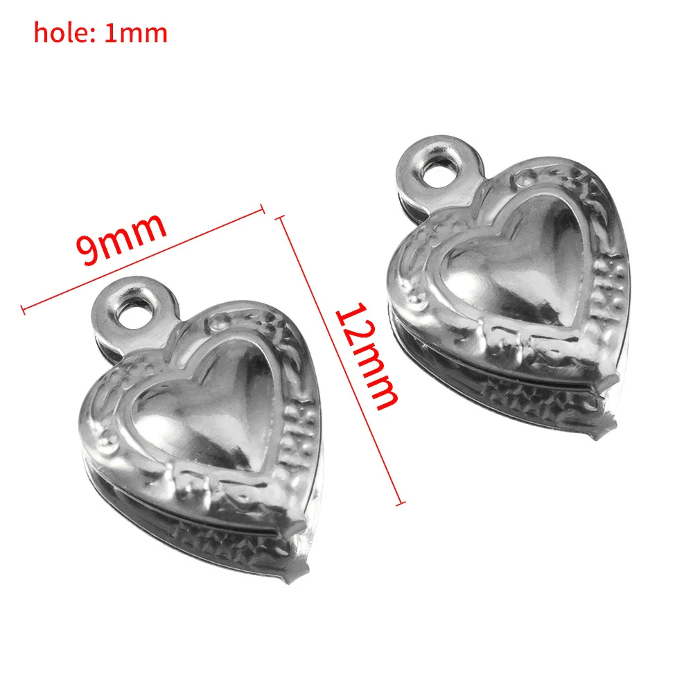 Stainless Steel Heart Pendant Jewelry Accessories With Electroplating And Retro Niche Simple Design - Image 6