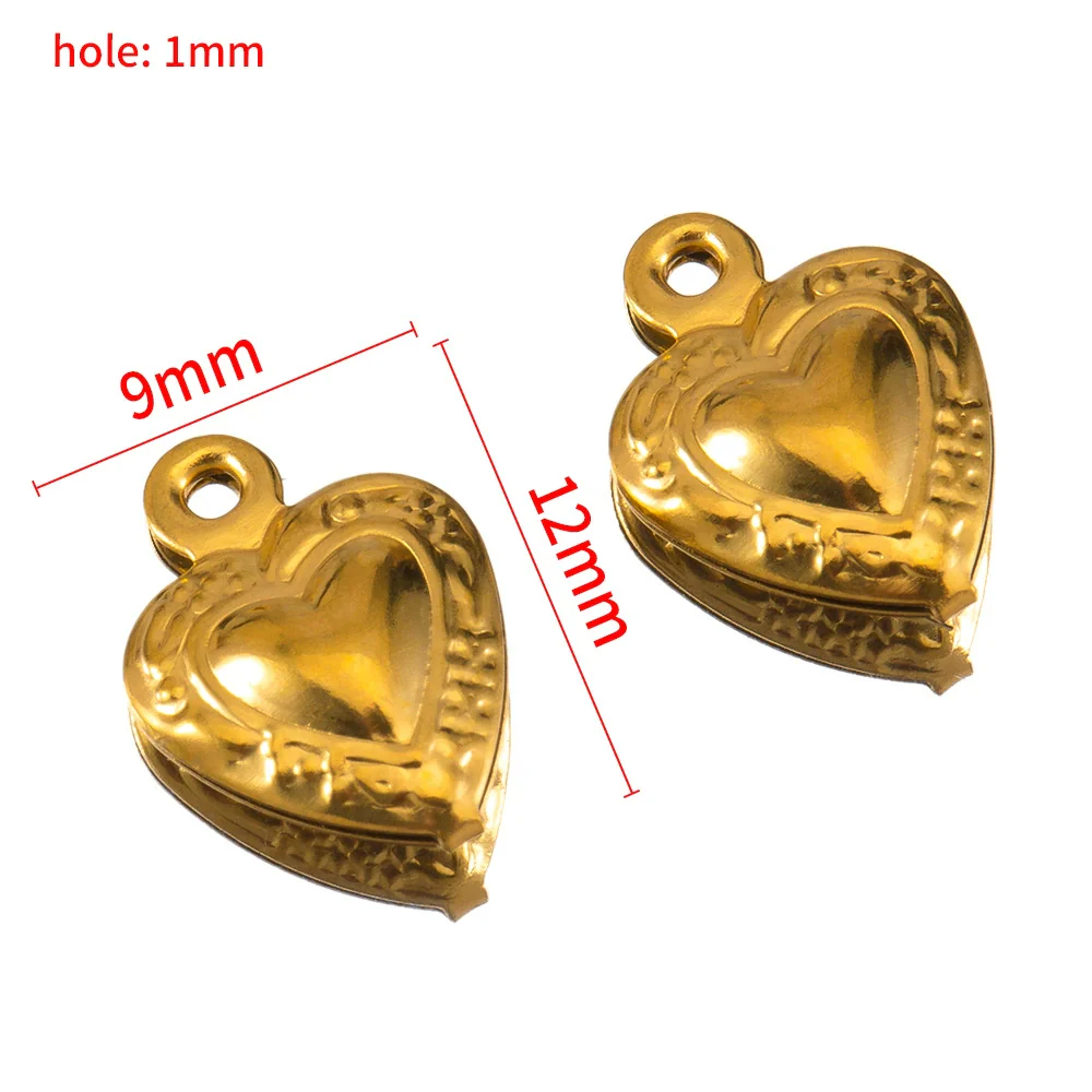 Stainless Steel Heart Pendant Jewelry Accessories With Electroplating And Retro Niche Simple Design - Image 7