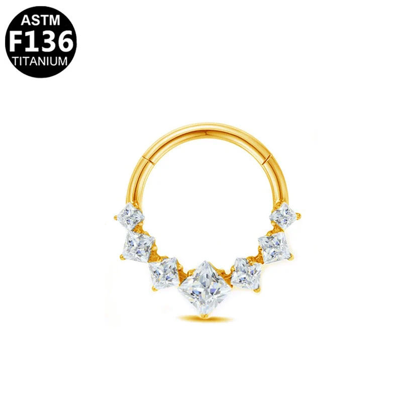 Stainless Steel Heart Shape Diamond Inlaid Nose Ring And Ear Ring For Body Piercing Minimalist Style Unisex Jewelry - Image 12