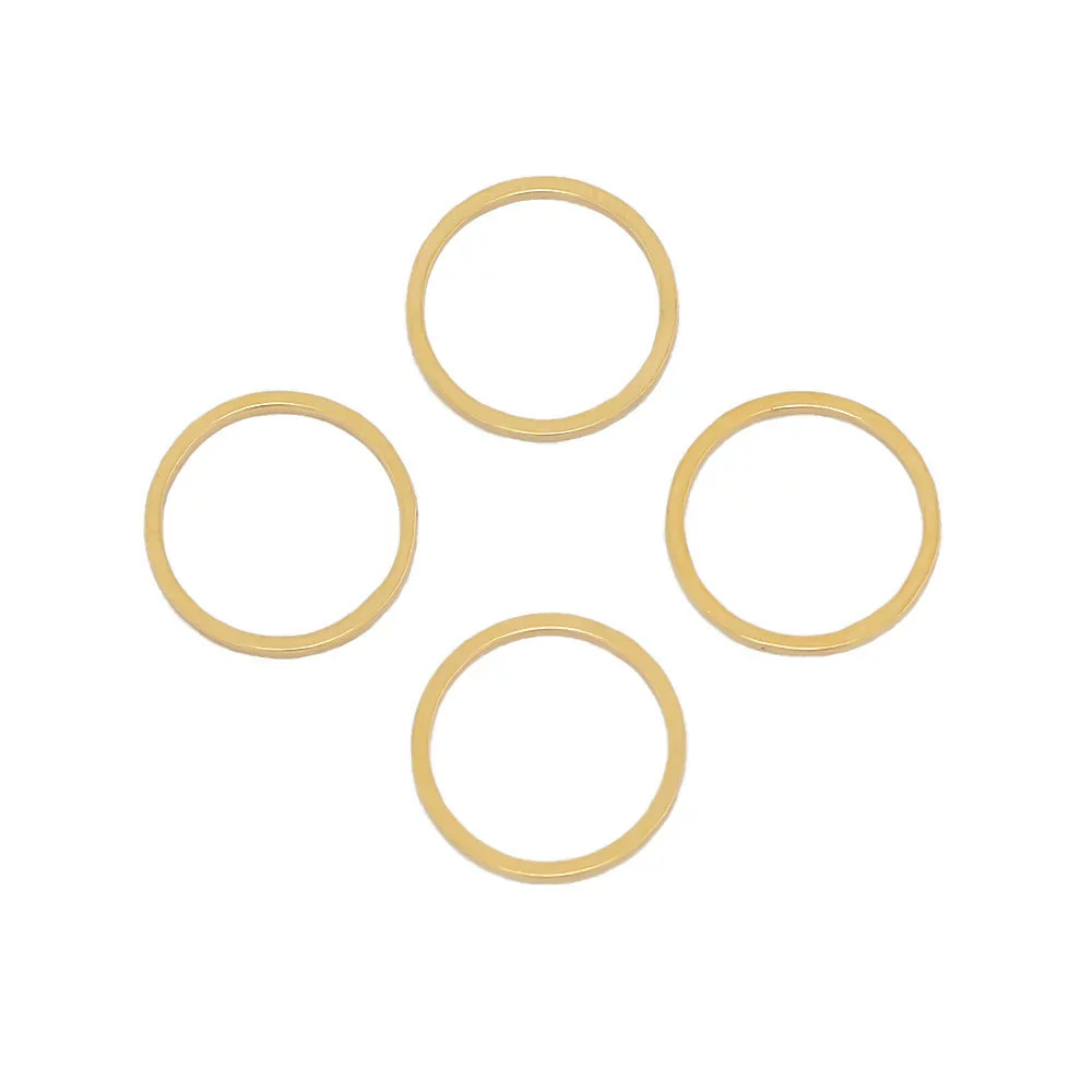 Stainless Steel Heart Shape Jewelry Connection Accessories For Diy Necklace Bracelet Earrings With Electroplating Treatment - Image 8