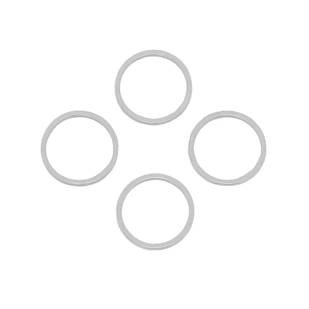 Stainless Steel Heart Shape Jewelry Connection Accessories For Diy Necklace Bracelet Earrings With Electroplating Treatment - Image 9