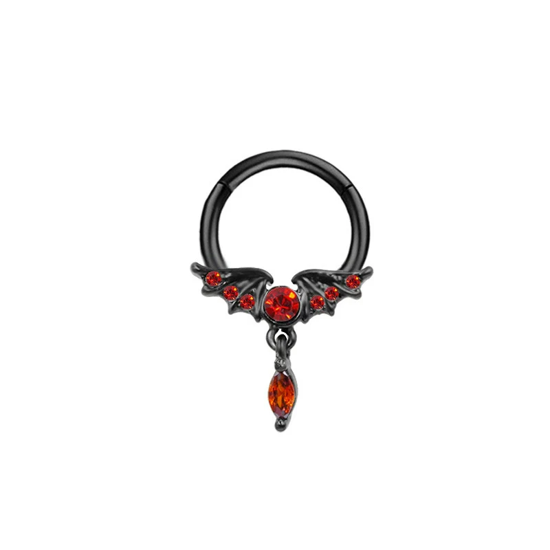 Stainless Steel Heart Shape Minimalist Nose Ring With Diamond Design - Image 7