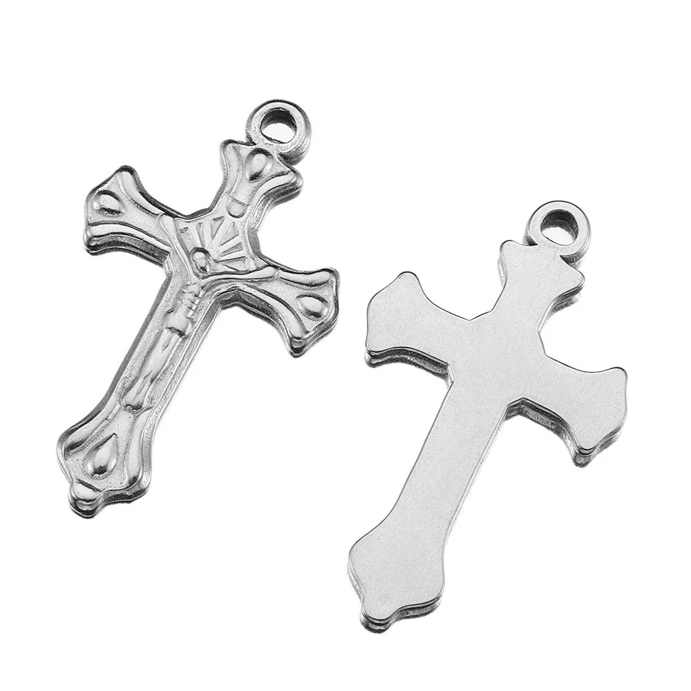 Stainless Steel Heart Shaped Vintage Jewelry Accessories Pendant With Electroplating - Image 17