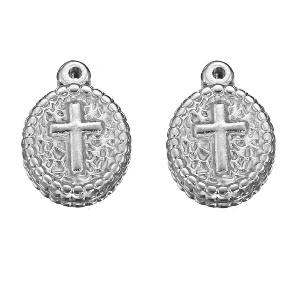 Stainless Steel Heart Shaped Vintage Jewelry Accessories Pendant With Electroplating - Image 19
