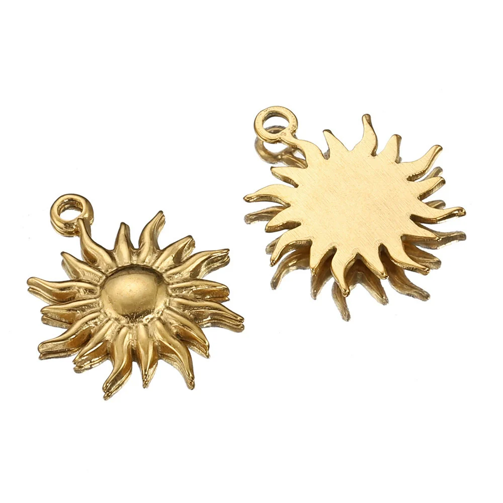 Stainless Steel Heart Shaped Vintage Jewelry Accessories Pendant With Electroplating - Image 6