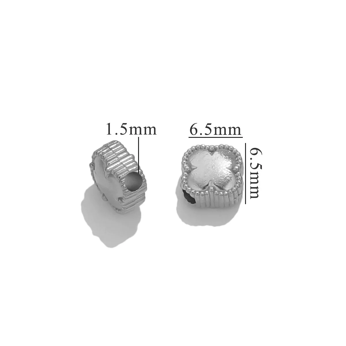 Stainless Steel Heart Water Drop Beaded Jewelry With Totem Pattern Electroplated Accessories - Image 18