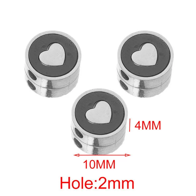 Stainless Steel Heartshaped Fish Pattern Electroplated Jewelry Diy Handmade Bracelet Necklace Accessories - Image 13