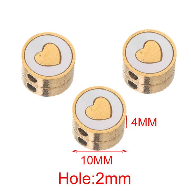 Stainless Steel Heartshaped Fish Pattern Electroplated Jewelry Diy Handmade Bracelet Necklace Accessories - Image 8