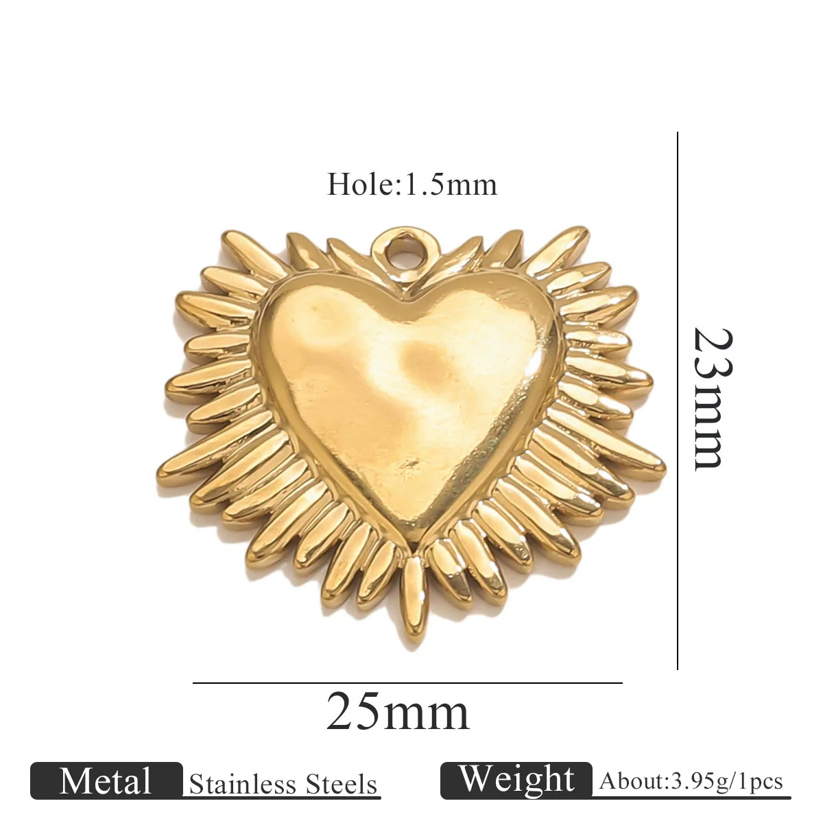 Stainless Steel High Fashion Love Pendant Jewelry Accessories With Electroplating - Image 26