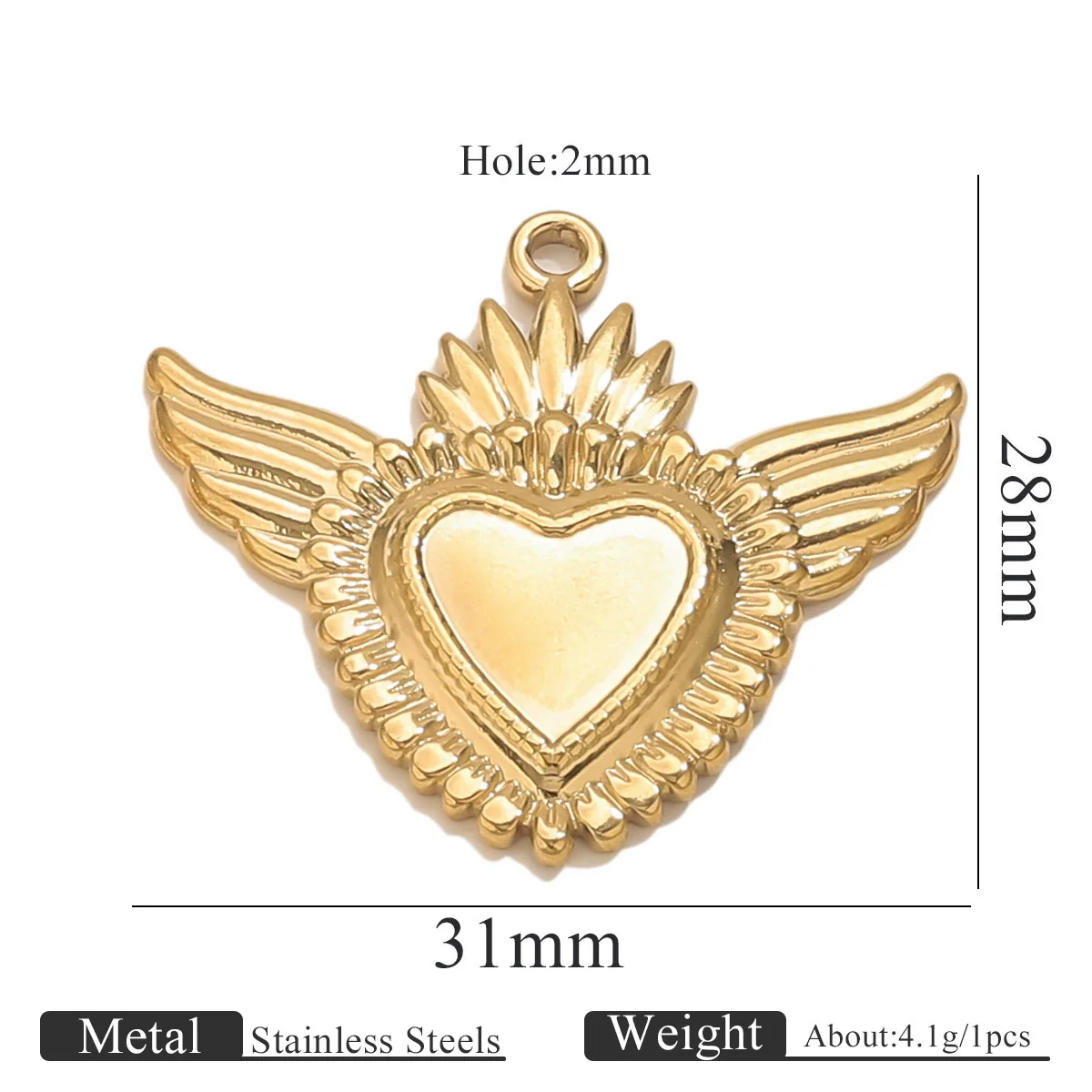 Stainless Steel High Fashion Love Pendant Jewelry Accessories With Electroplating - Image 27