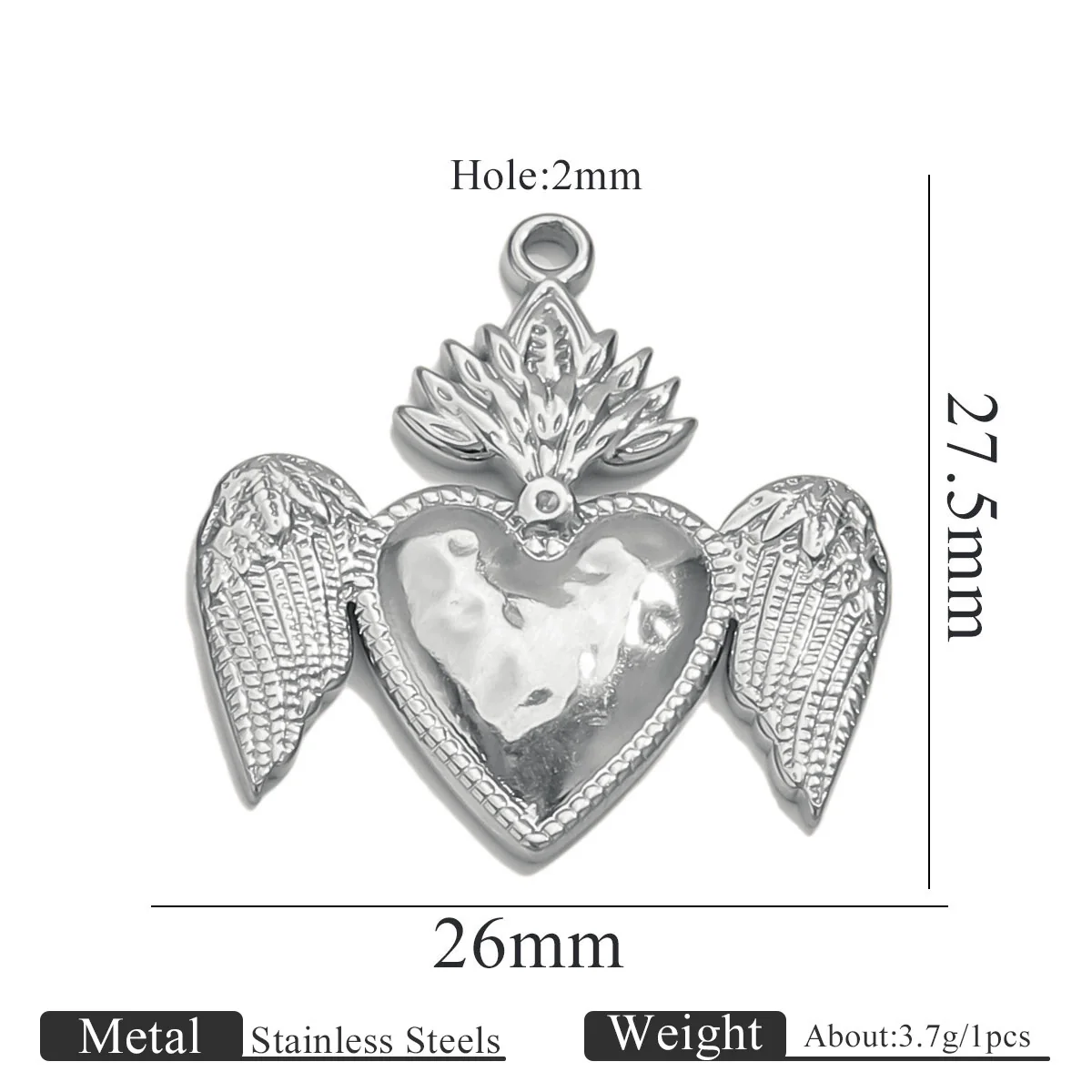 Stainless Steel High Fashion Love Pendant Jewelry Accessories With Electroplating - Image 36