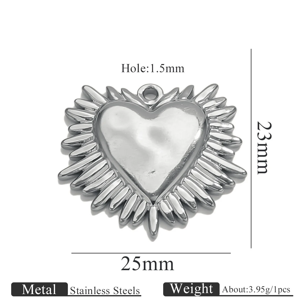 Stainless Steel High Fashion Love Pendant Jewelry Accessories With Electroplating - Image 42