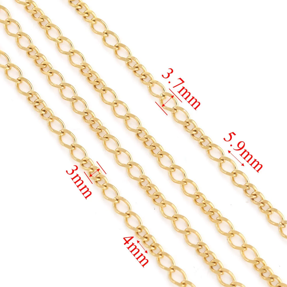 Stainless Steel Hip Hop Style Totem Pattern Oshaped Chain Jewelry Accessories Diy Handmade Pendant Necklace Bracelet - Image 2