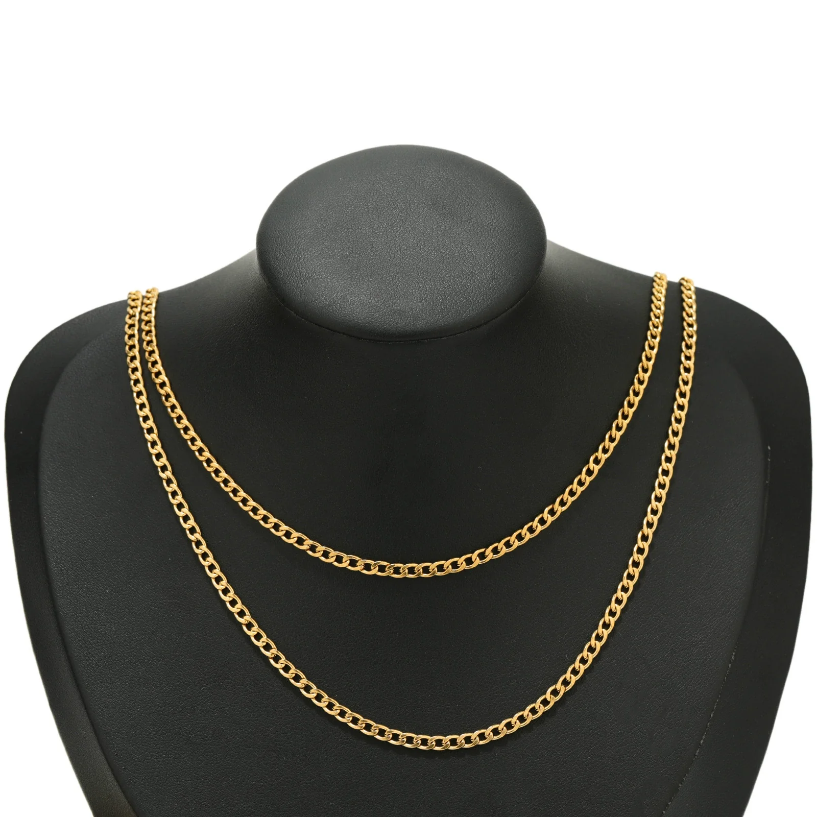Stainless Steel Hiphop Grinding Chain With Circle Pattern And Electroplating Treatment - Image 3