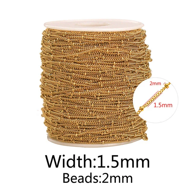 Stainless Steel Hiphop Style Totem Pattern Bead Chain Jewelry Making Supplies For Anklet Necklace Bracelet With Electroplating - Image 6