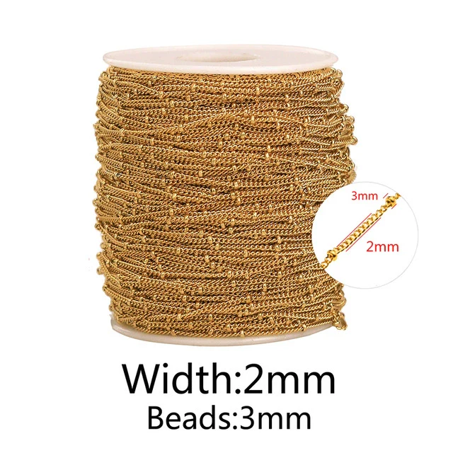 Stainless Steel Hiphop Style Totem Pattern Bead Chain Jewelry Making Supplies For Anklet Necklace Bracelet With Electroplating - Image 8