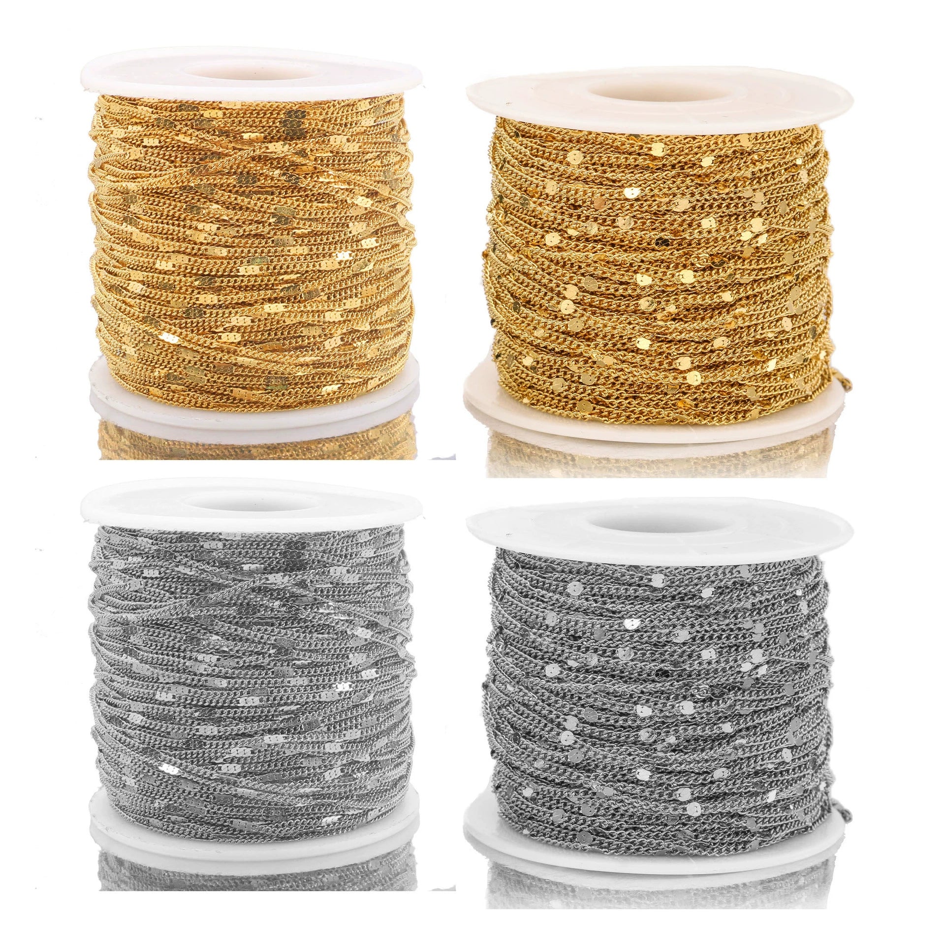 Stainless Steel Hiphop Style Totem Pattern Side Pressure Flat Chain Diy Handmade Women's Necklace And Bracelet Supplies Accessories With Electroplating