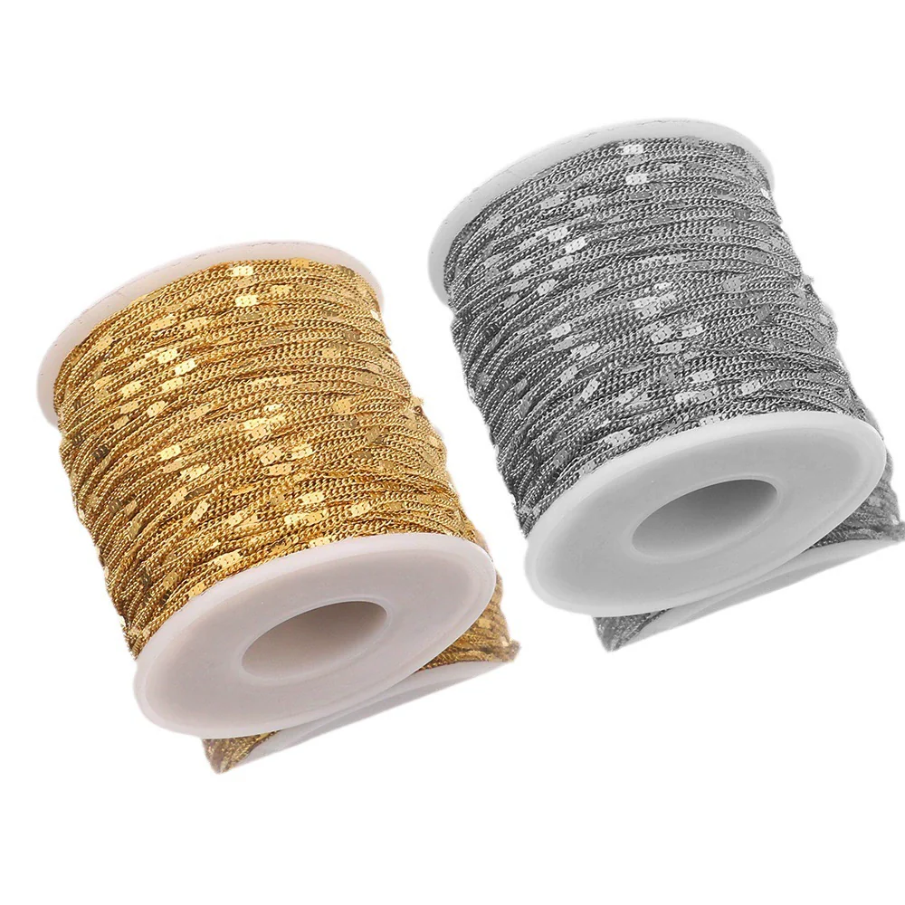 Stainless Steel Hiphop Style Totem Pattern Side Pressure Flat Chain Diy Handmade Women's Necklace And Bracelet Supplies Accessories With Electroplating - Image 5