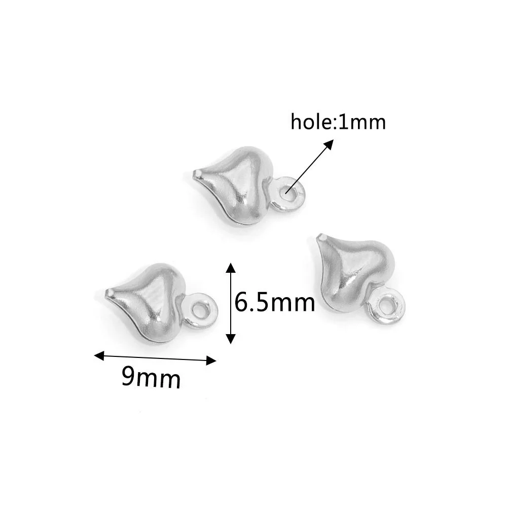 Stainless Steel Hollow Heart Pendant Jewelry Accessories Electroplating Wholesale - Image 15
