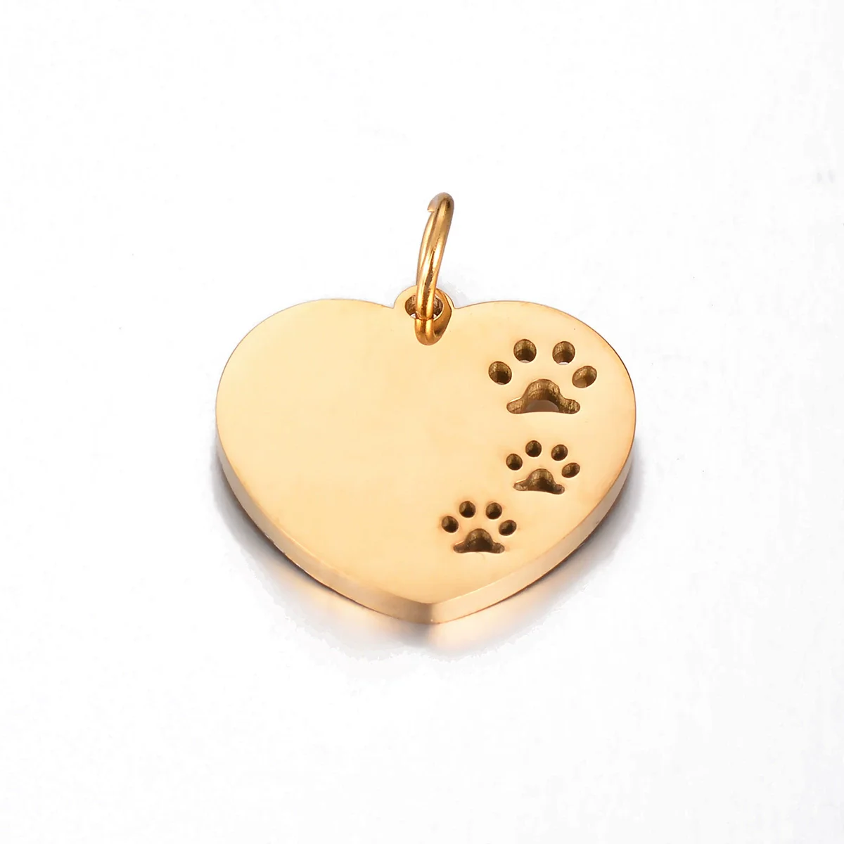 Stainless Steel Hollow Love Circle Pendant Jewelry Accessories With Polishing And Electroplating - Image 10