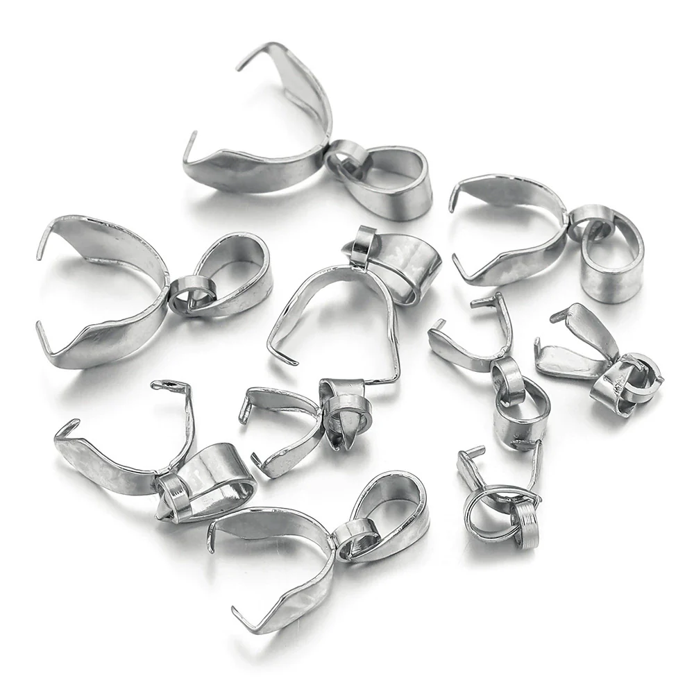Stainless Steel Jade Clip Buckle Pendant Golden Melon Buckle Real Gold Plated Diy Accessories Wholesale - Image 2