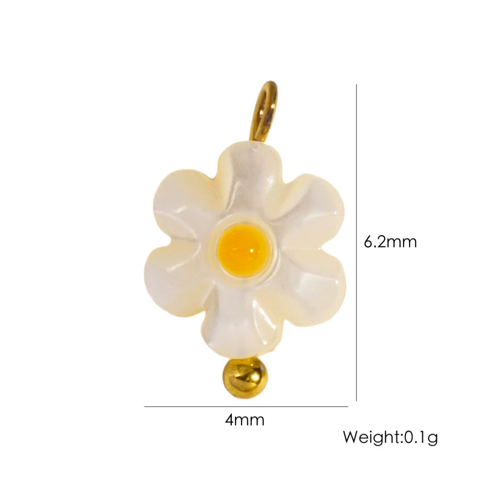 Stainless Steel Jewelry Accessories Apple Cross Love Diamond Oil Drop Shell Joker Pendant Electroplating - Image 16