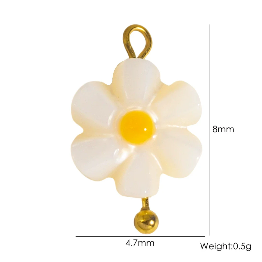 Stainless Steel Jewelry Accessories Apple Cross Love Diamond Oil Drop Shell Joker Pendant Electroplating - Image 17