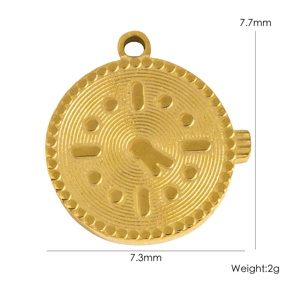 Stainless Steel Jewelry Accessories Apple Cross Love Diamond Oil Drop Shell Joker Pendant Electroplating - Image 20
