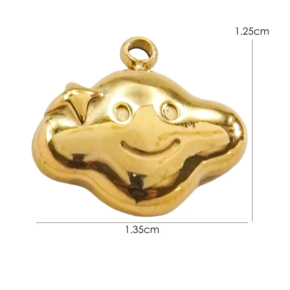 Stainless Steel Jewelry Accessories Apple Cross Love Diamond Oil Drop Shell Joker Pendant Electroplating - Image 30