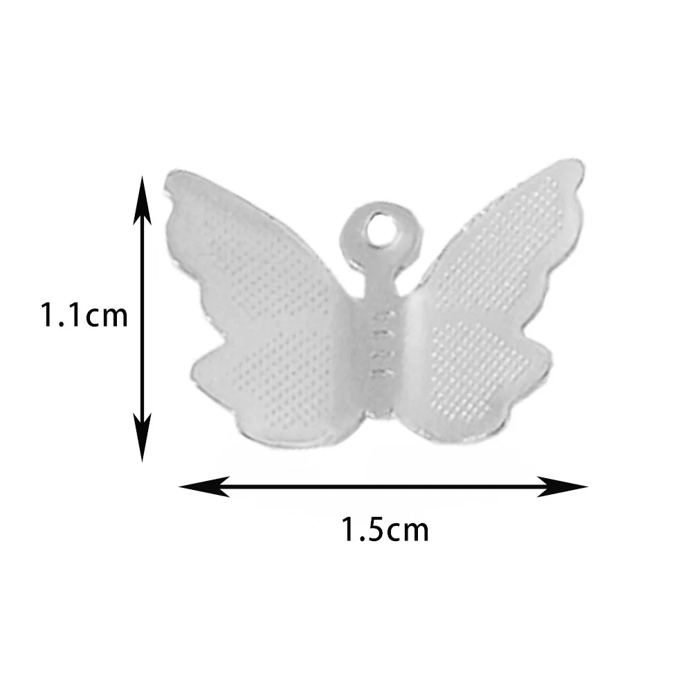 Stainless Steel Jewelry Accessories Geometric Butterfly Cut Out Sixpointed Star Palm Heartshaped Triangle Diy Necklace Bracelet Electroplated - Image 9