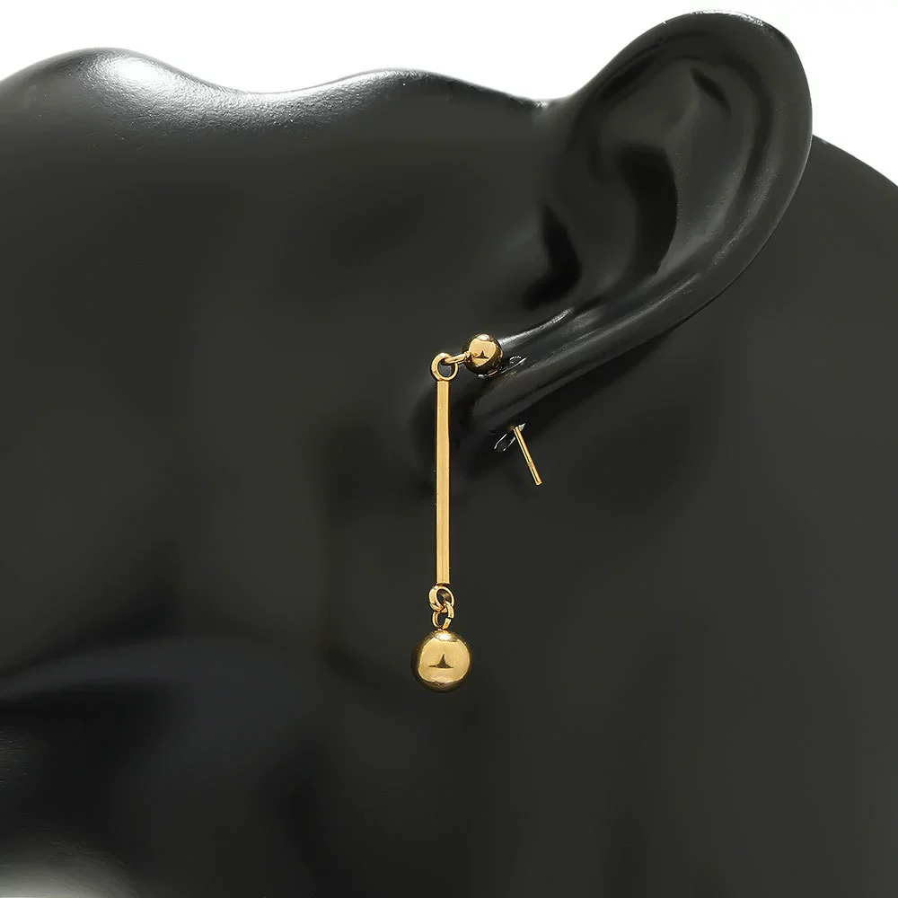 Stainless Steel Jewelry Accessories With Double Ring And Solid Color Pattern Welded And Gold Color Plated - Image 4