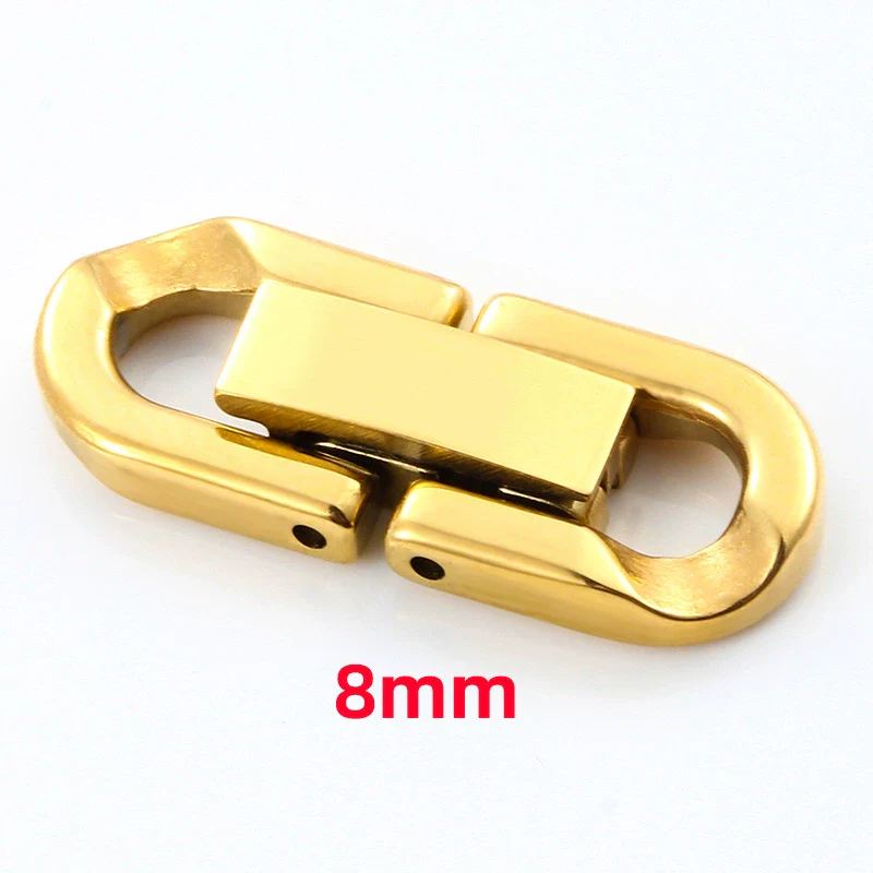 Stainless Steel Jewelry Buckle U Shaped Electroplated Connecting Buckle For Necklace And Bracelet Accessories - Image 4