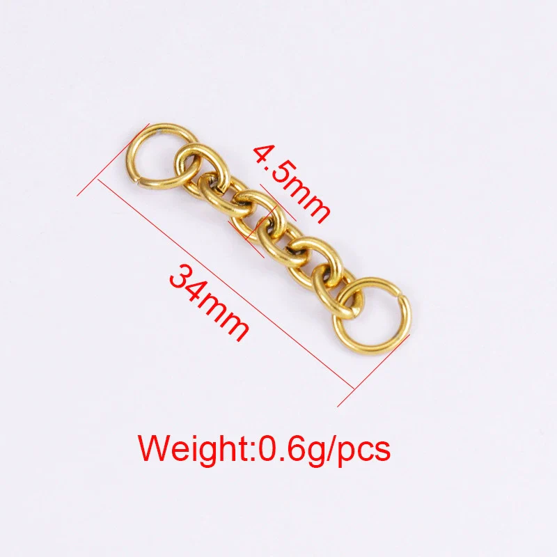 Stainless Steel Key Ring Connector Jewelry Accessories Electroplating Cross Double Hanging Ring - Image 5
