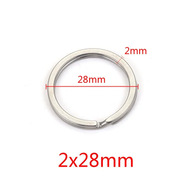 Stainless Steel Key Ring Handmade Jewelry Accessories With Geometric Totem And Electroplating - Image 10