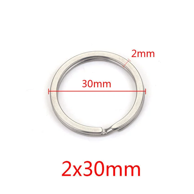 Stainless Steel Key Ring Handmade Jewelry Accessories With Geometric Totem And Electroplating - Image 11
