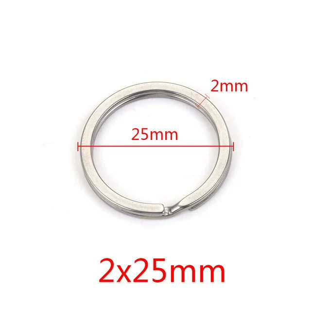 Stainless Steel Key Ring Handmade Jewelry Accessories With Geometric Totem And Electroplating - Image 9