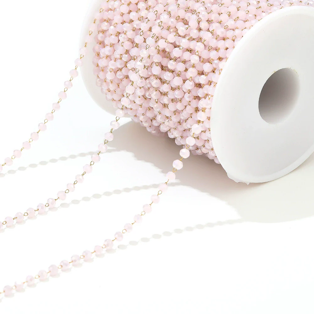 Stainless Steel Light Luxury Geometric Gold Bead Chain Jewelry Accessories For Diy Bracelet And Necklace With Electroplating Treatment - Image 15
