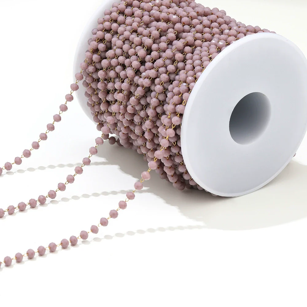 Stainless Steel Light Luxury Geometric Gold Bead Chain Jewelry Accessories For Diy Bracelet And Necklace With Electroplating Treatment - Image 6