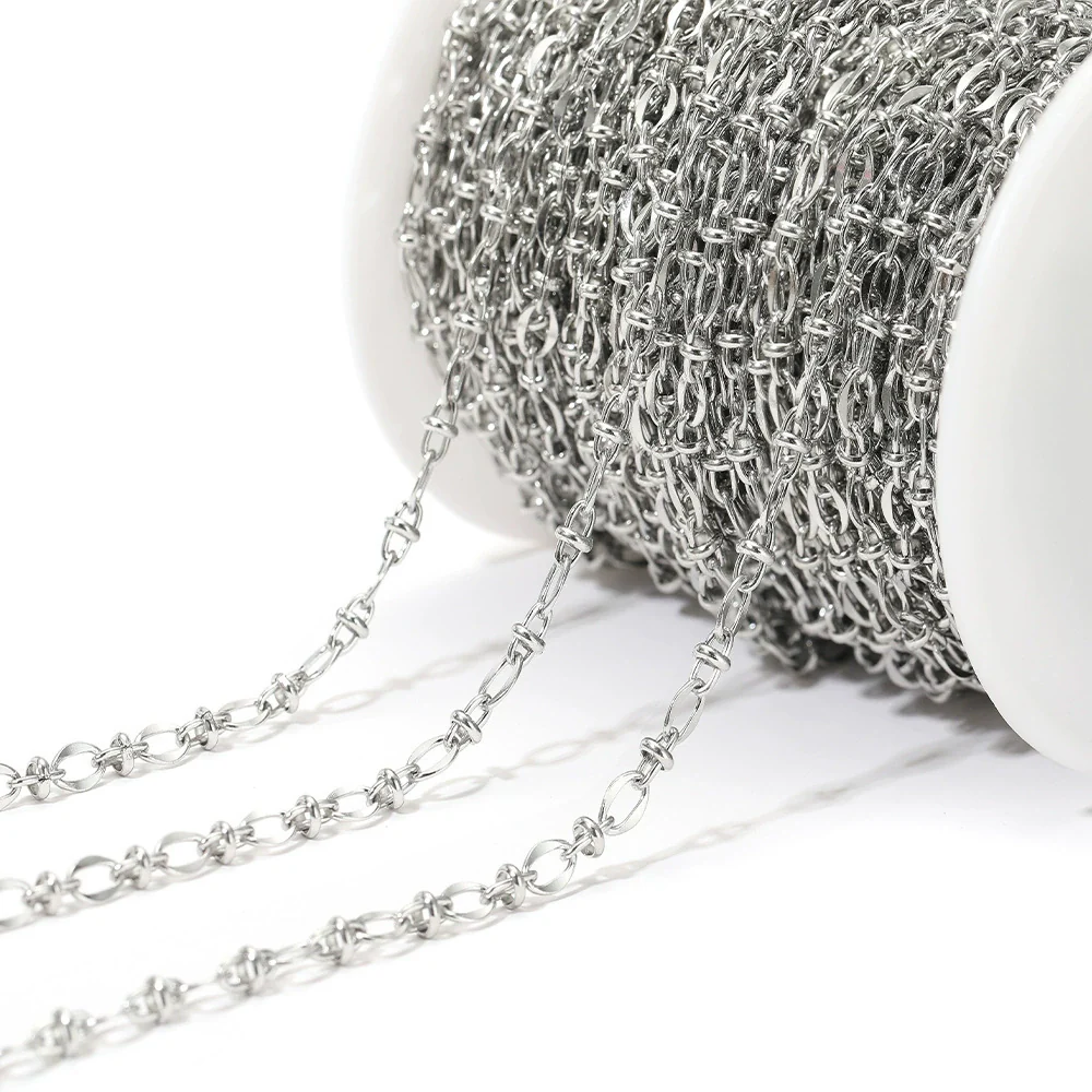 Stainless Steel Lip Chain Electroplated Fashion Apparel Jewelry Necklace Chain Accessories - Image 10
