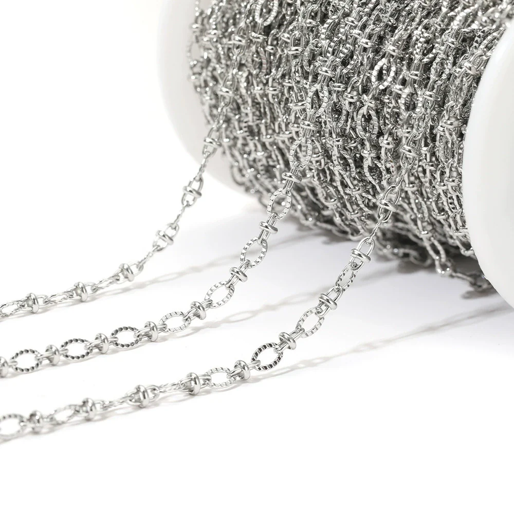 Stainless Steel Lip Chain Electroplated Fashion Apparel Jewelry Necklace Chain Accessories - Image 13
