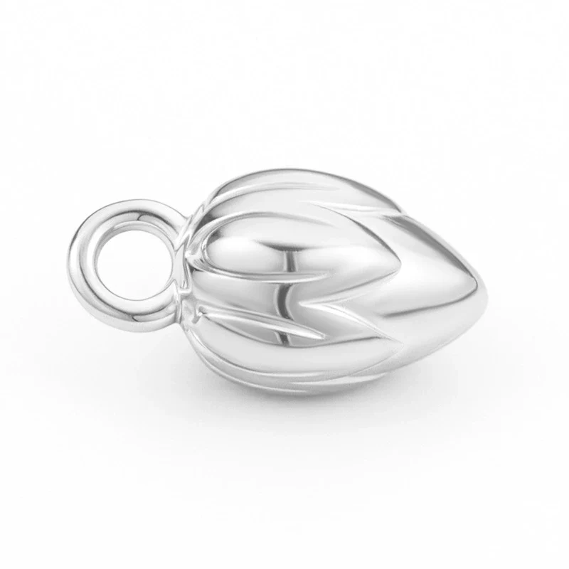 Stainless Steel Lotus Pendant Necklace Bracelet Diy Hand Rope Pendant Vacuum Color Retention Electroplated Gold - Image 7