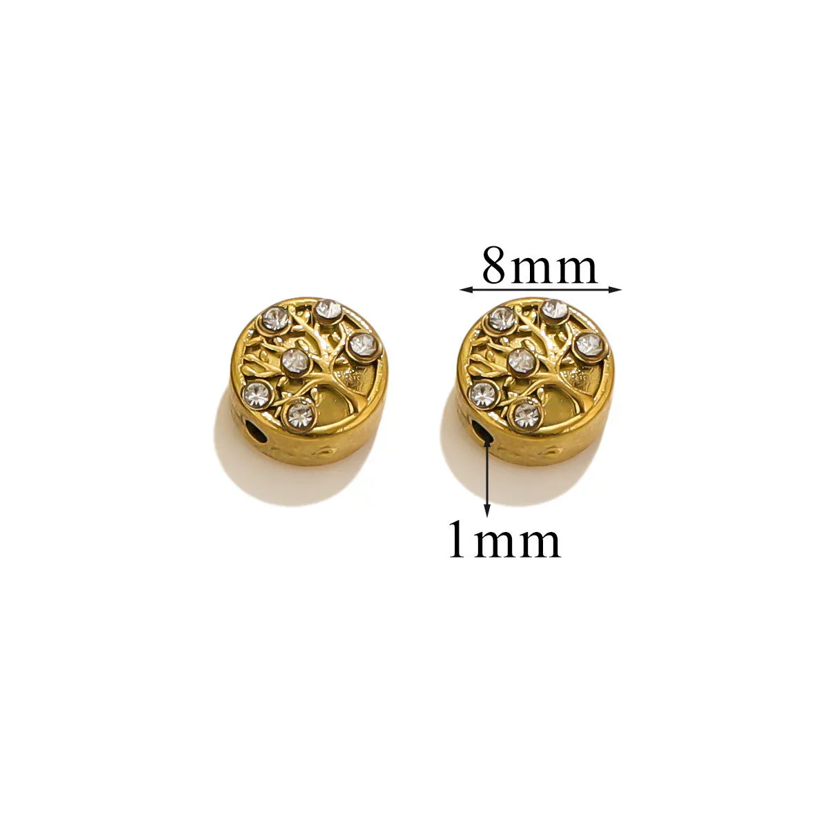 Stainless Steel Love Pattern Hollow Heart Bead Bracelet Jewelry Accessories With Crystal Diamond Zirconium Casting Process - Image 6